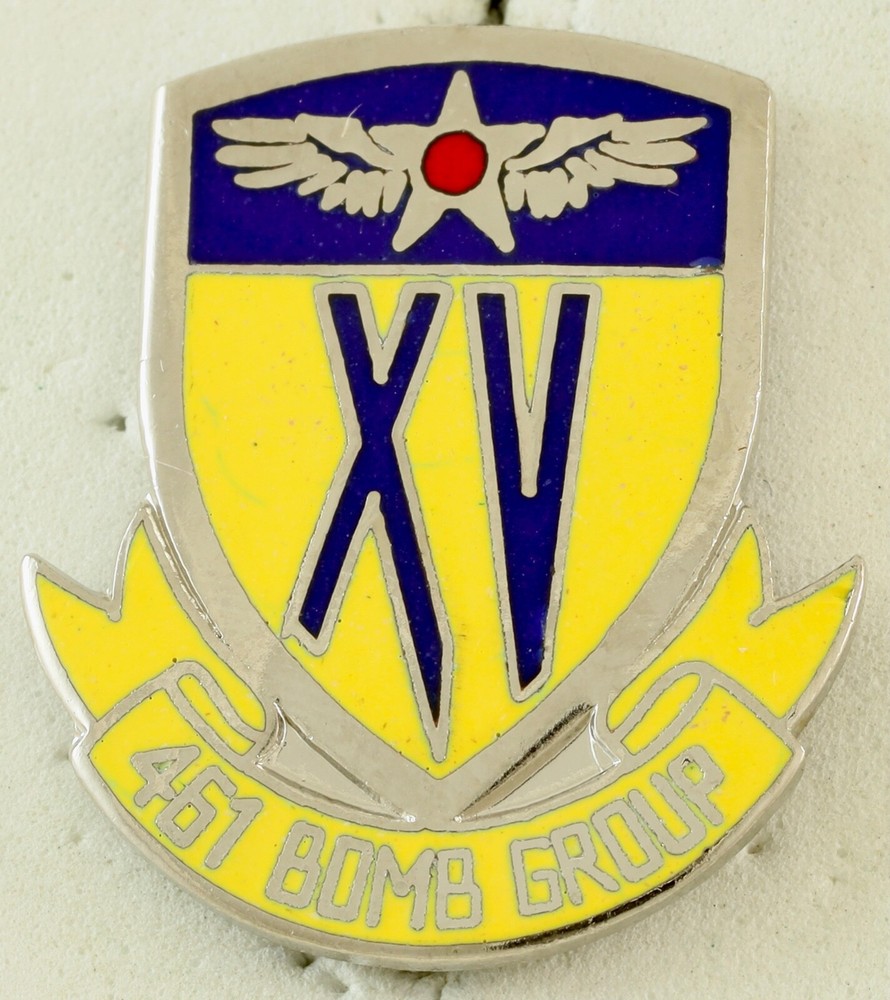 461st Bomb Group Crest DI/DUI CB Aresta HM