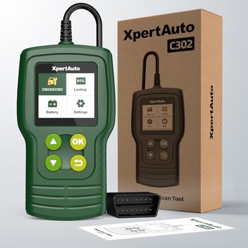 C302 OBD2 Scanner Code Reader for Car Check Engine, Automotive CAN Diagnostic