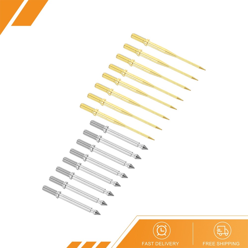 2 Set Test Probe Pin Set Copper Multimeter Test Probe Pin Tip Needle Multicolor