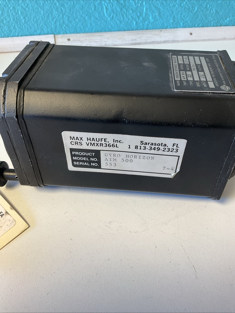 AIM Attitude Indicator P/N AIM-500A