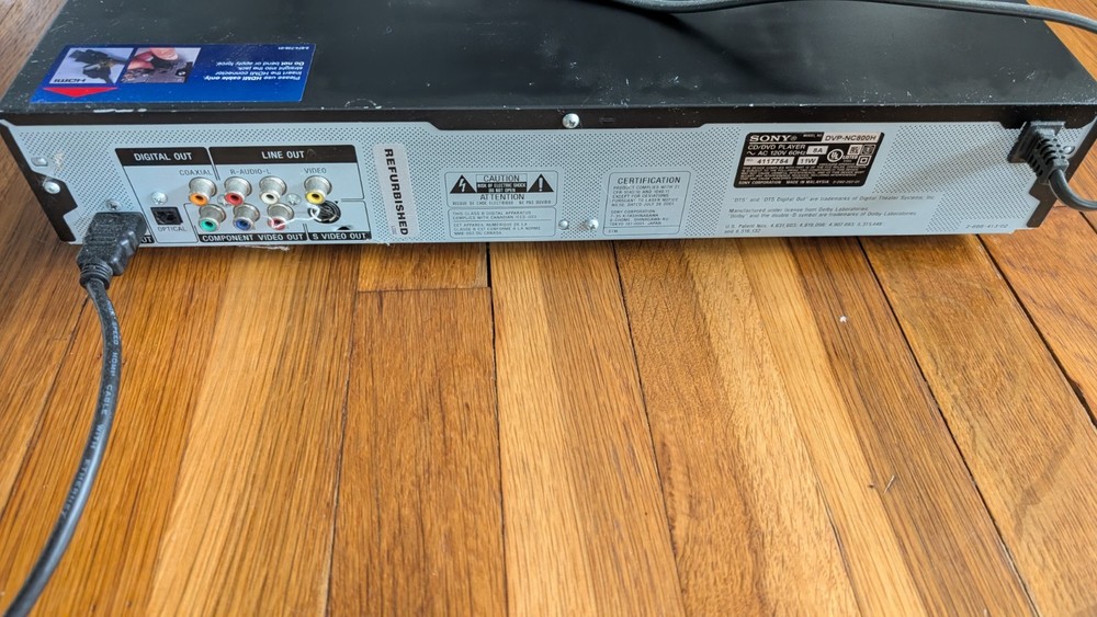 Sony DVP-NC800H DVD Player