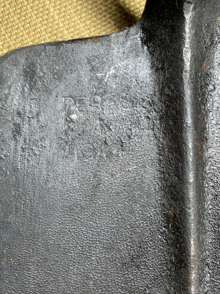 Original WW2 British Army 1944 Dated Shovel with Carrier