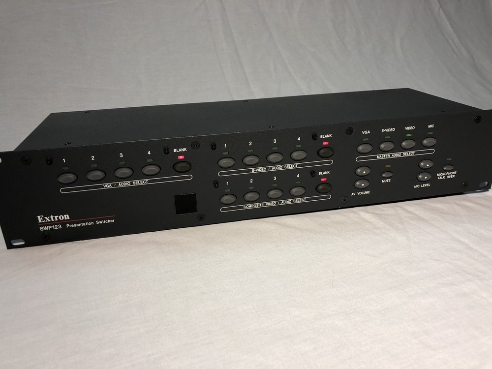 Extron Swp123 Presentation Switcher With Power Cable Rack Mount