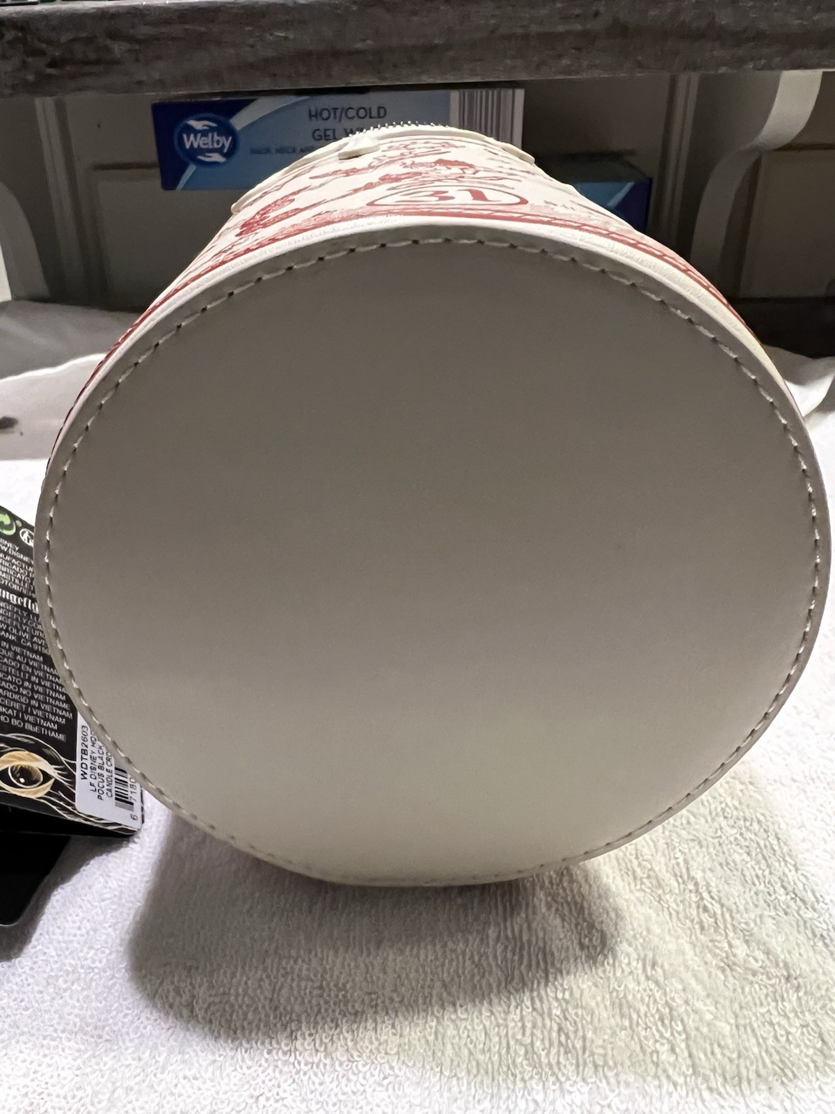 Hocus Pocus Black Flame Glow Candle Crossbody Bag