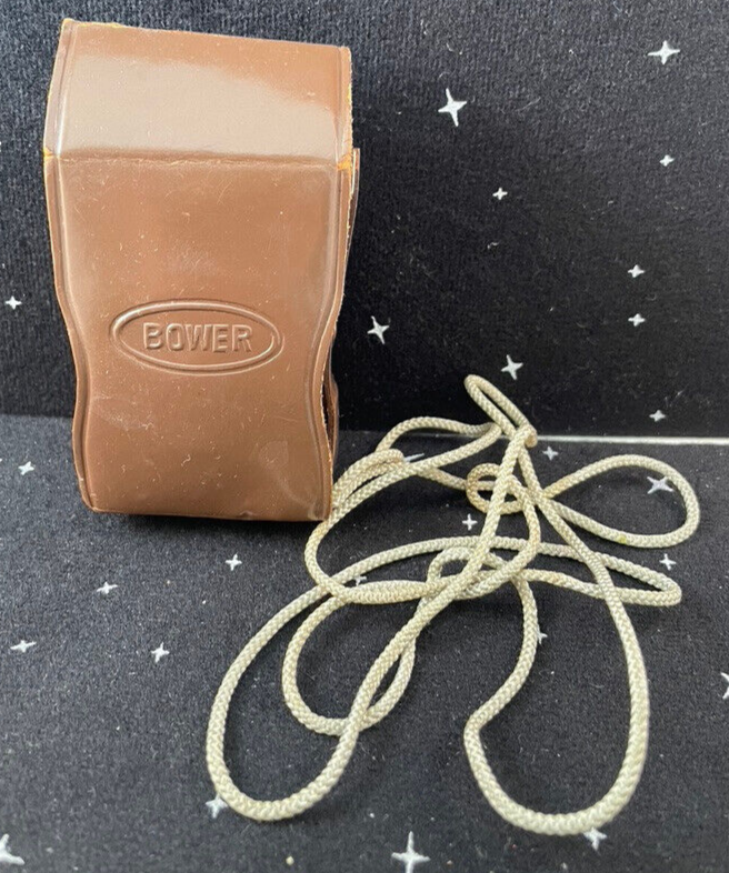 Vintage Bower Model 31 Camera Light Meter w/ original Case Untested