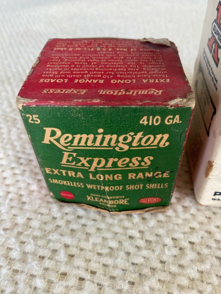 Remington and Weston Shotgun Shell Boxes