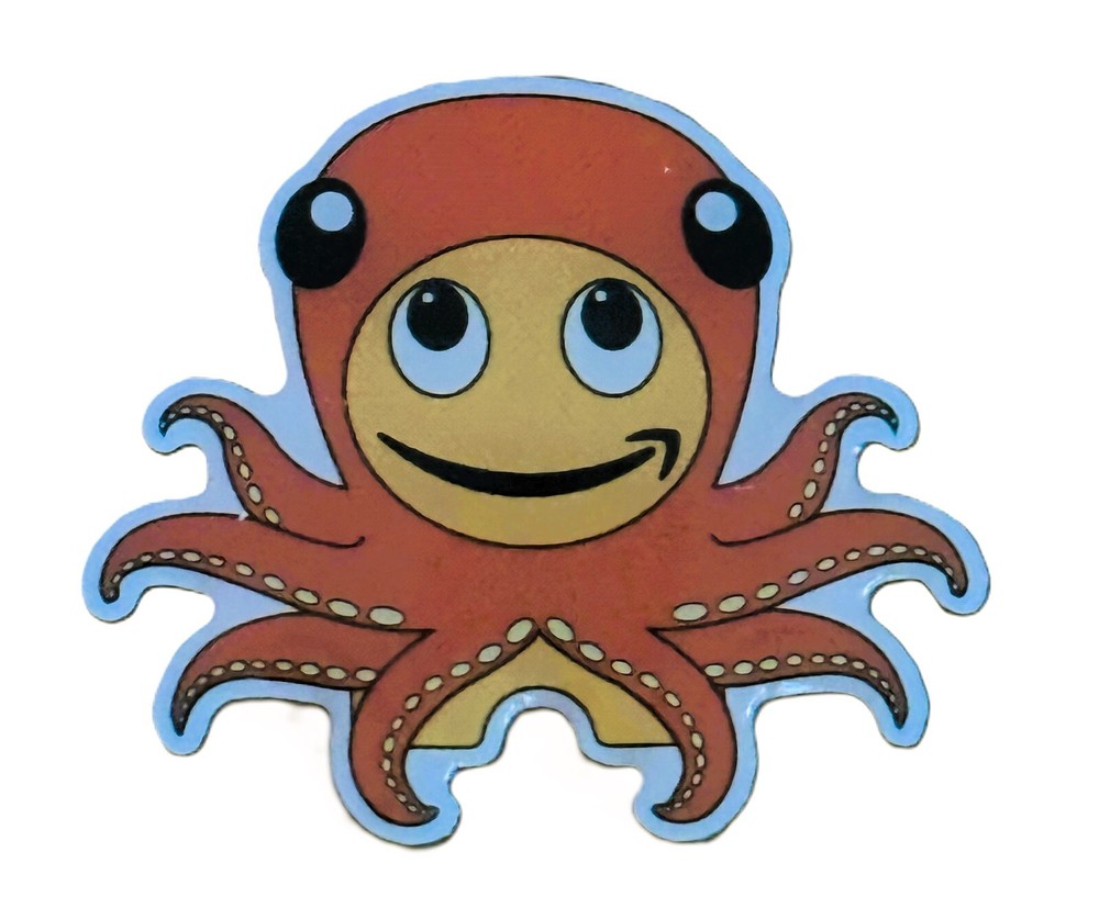 Peccy as octopus Amazon Peccy Employee Pin