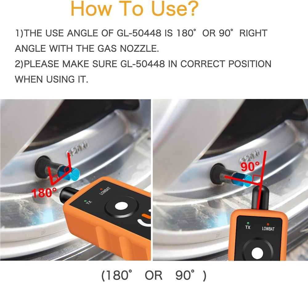 Universal TPMS Reset Tool for GM/Nissan - 2024 Edition with Push Button Ease