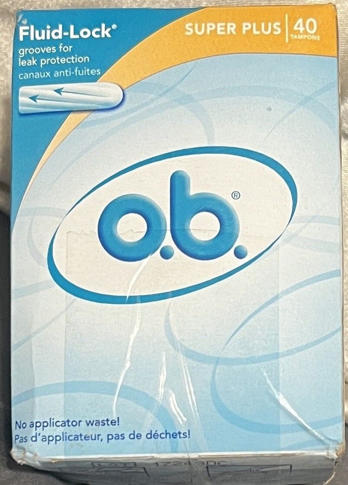 o.b. Applicator Free Digital Tampons, Super Plus - 40 Count