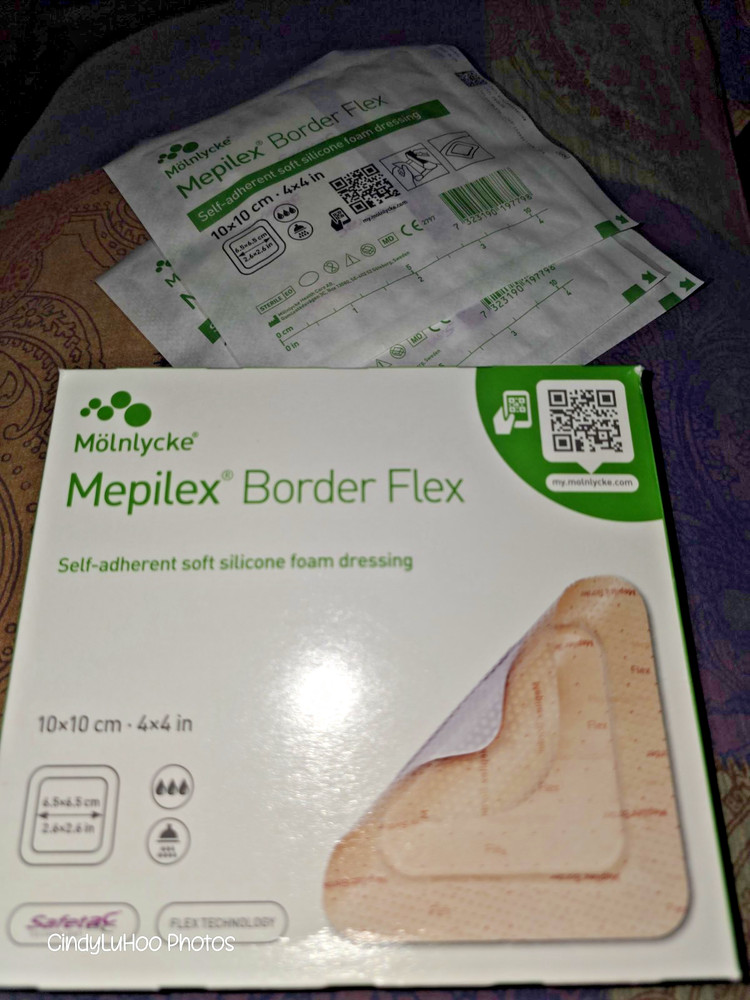 Mepilex Border Flex 4" x 4" bandage