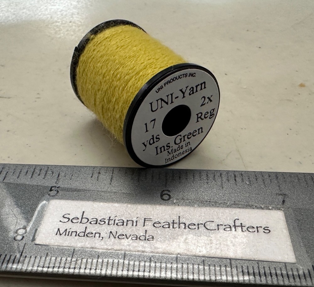 Uni Yarn 17 Yard Spool Insect Green