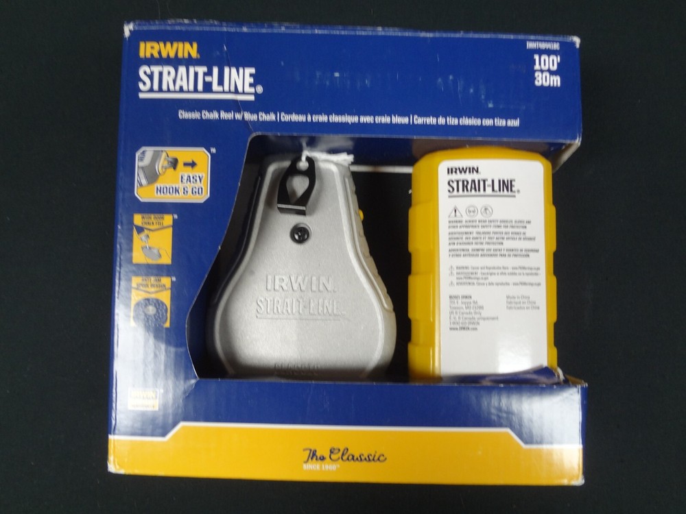 Irwin Strait-Line Chalk Line & Reel - new