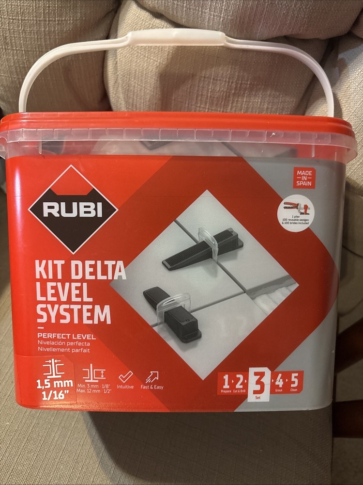 RUBI Delta Level System Kit Clip - Size 1/16"