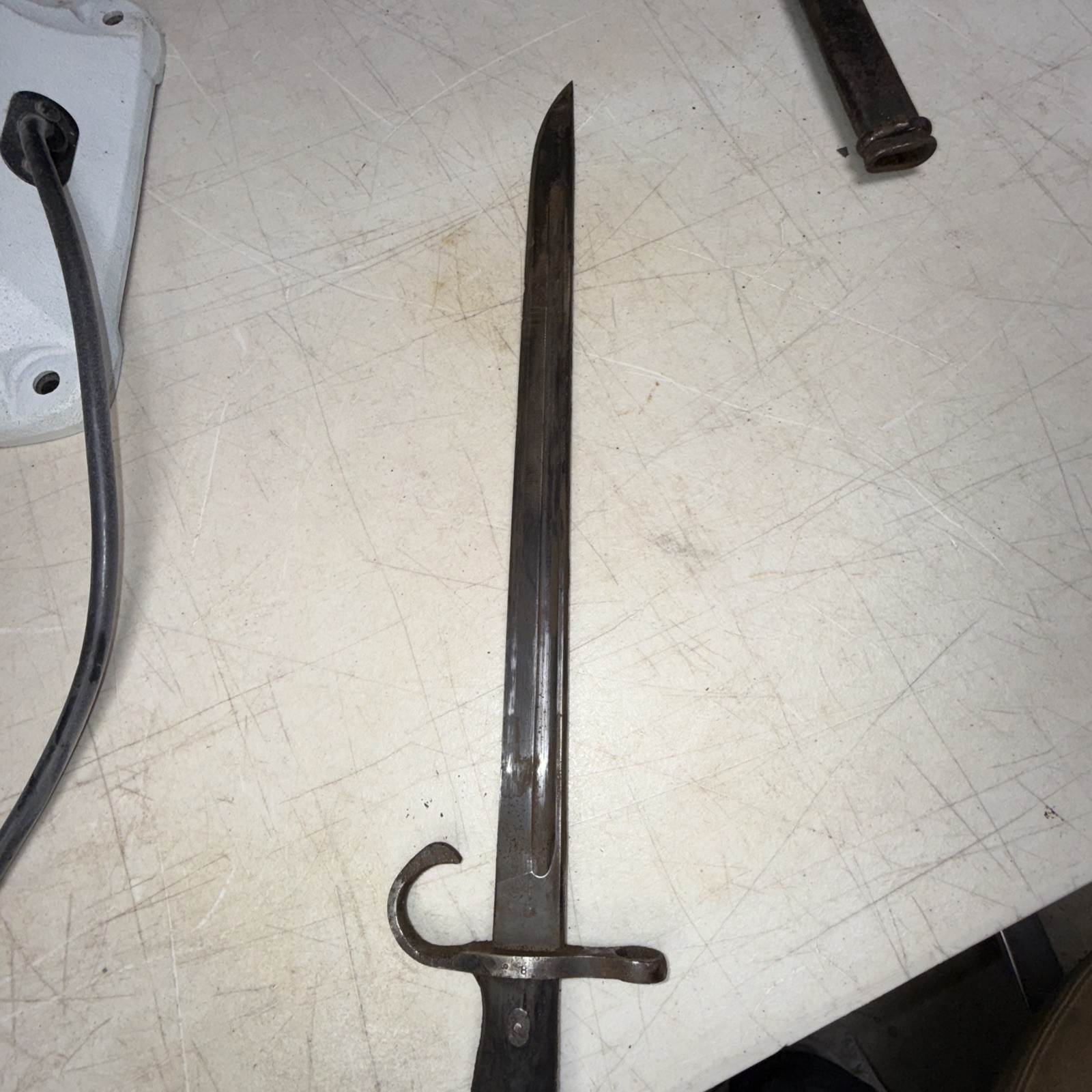 WW2 Japanese Arisaka Bayonet For Restoration. Very Rusty