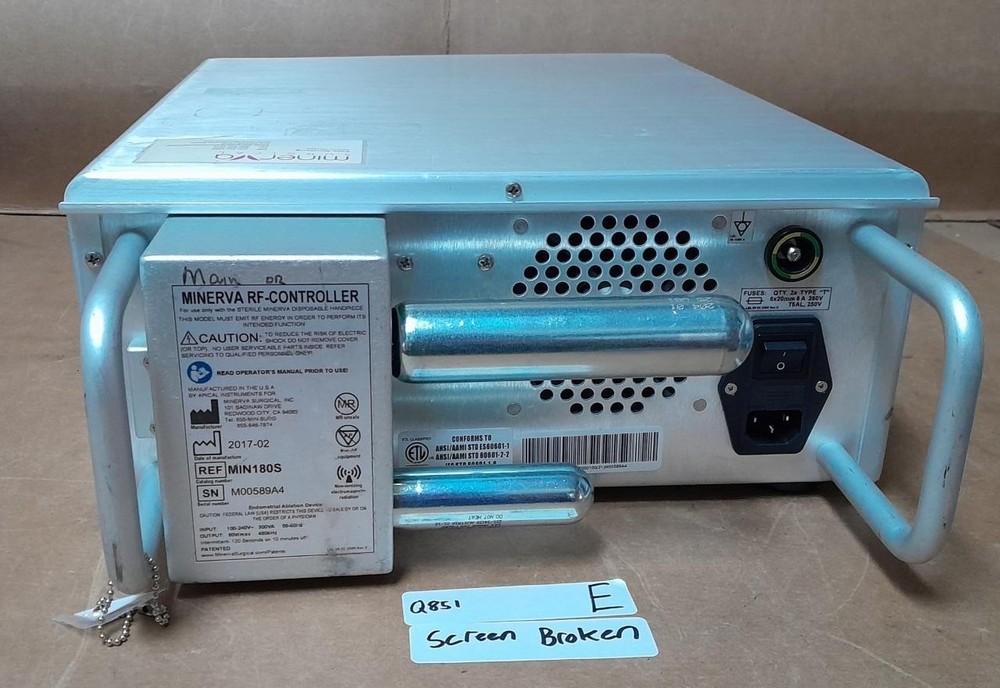 MINERVA MIN180S ELECTROSURGICAL RF GENERATOR ! Q851 E