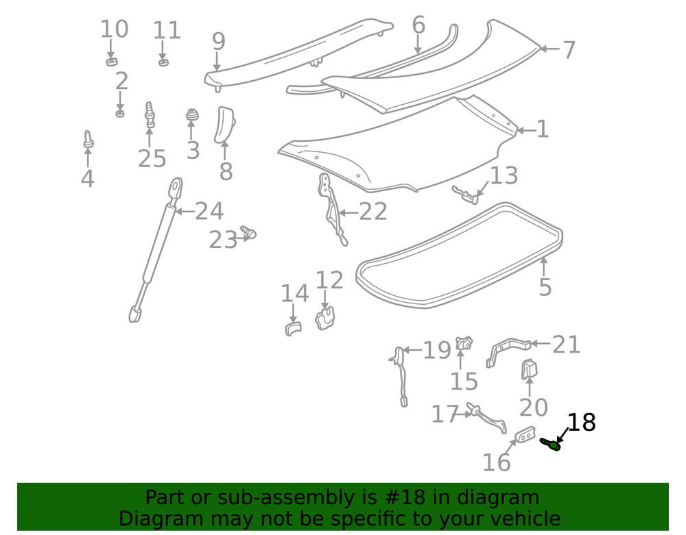 Genuine GM Ignition Key 26019392