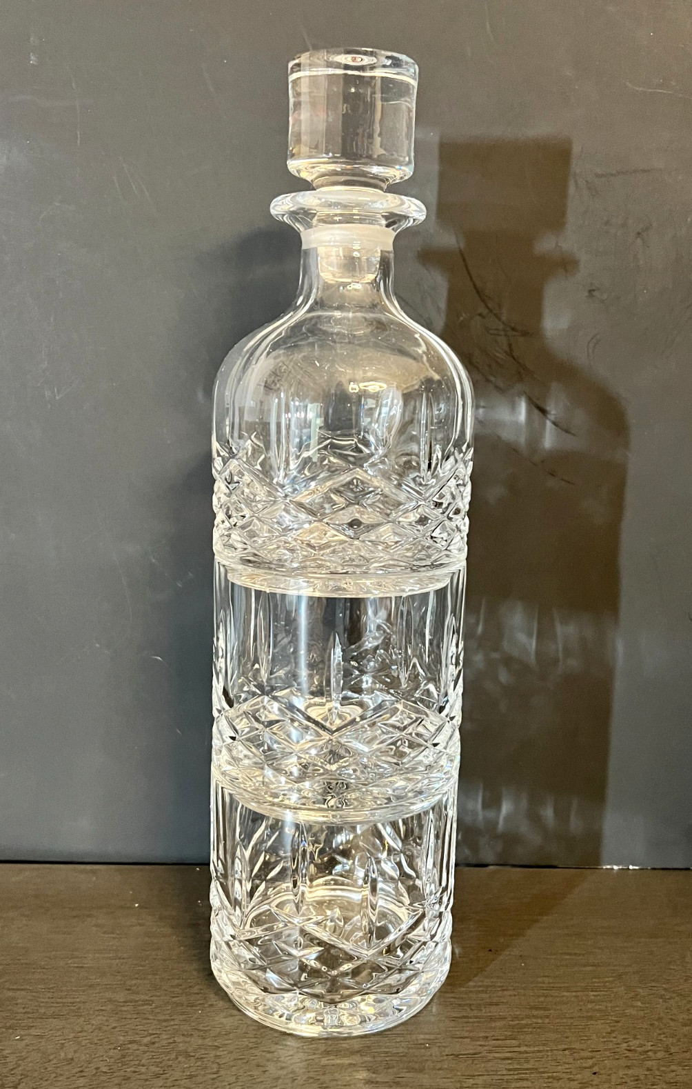 Marquis by Waterford Crystal Markham Stacking Decanter & Tumbler Set Whiskey