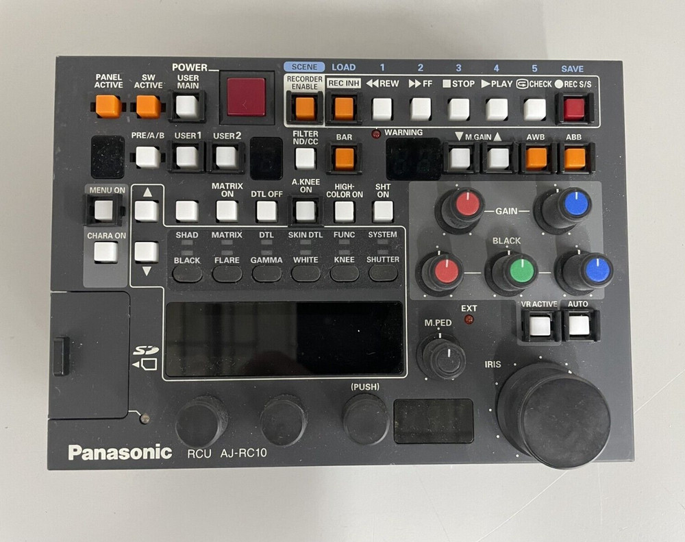 Panasonic AJ-RC10 Advanced Remote Control Unit RCU for 300Studio & P2Studio
