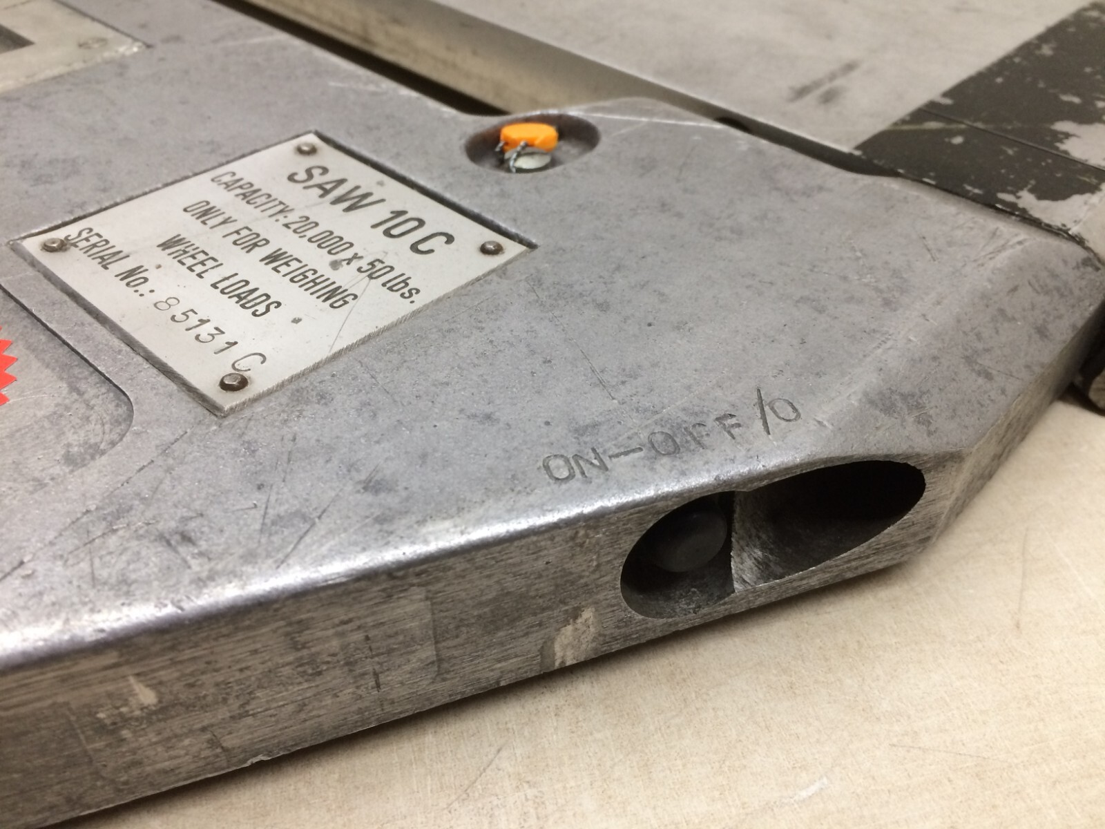 PAT Kruger SAW 10C Digital Wheel Load Scale Truck Axle Weigher