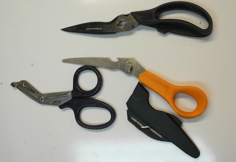 Vintage Old-Fashioned Grass Shears supper sharp 12in long with extra scissors