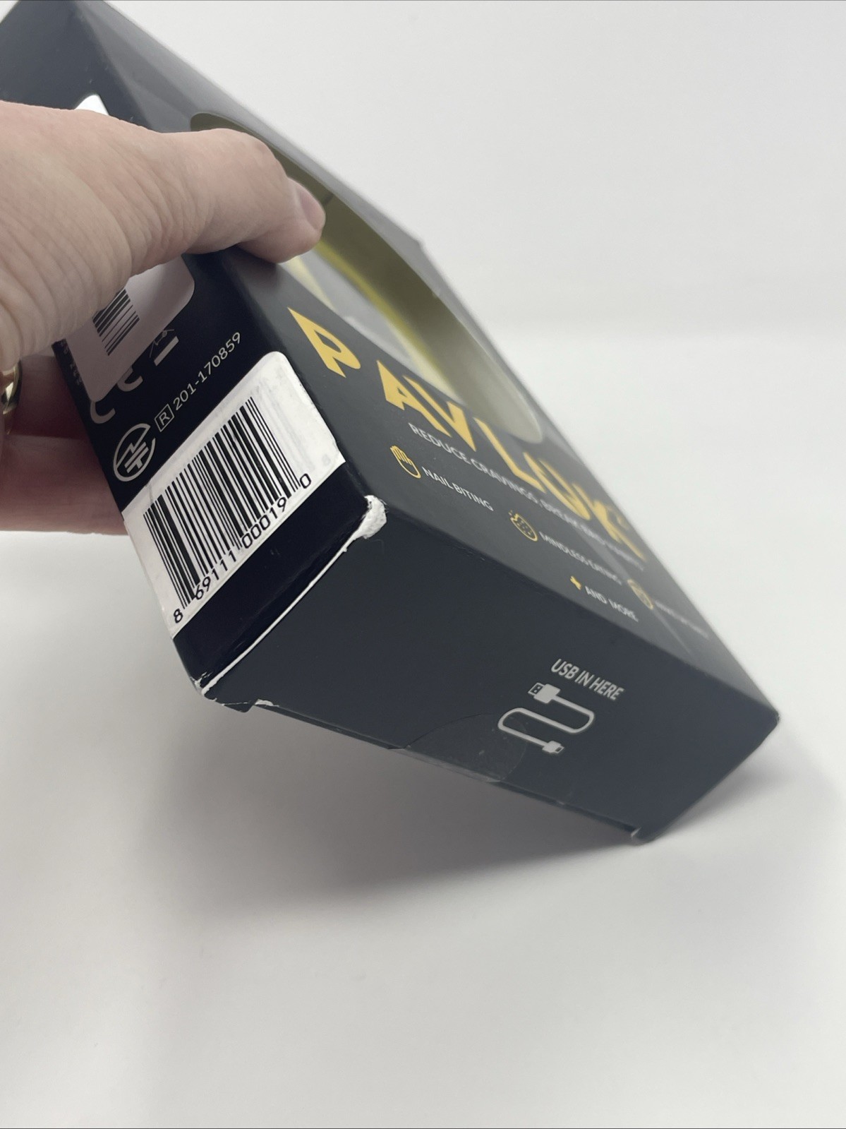 Pavlok 2 Shock Impulse Black Wrist Band Silent Alarm Break Bad Habits Open Box