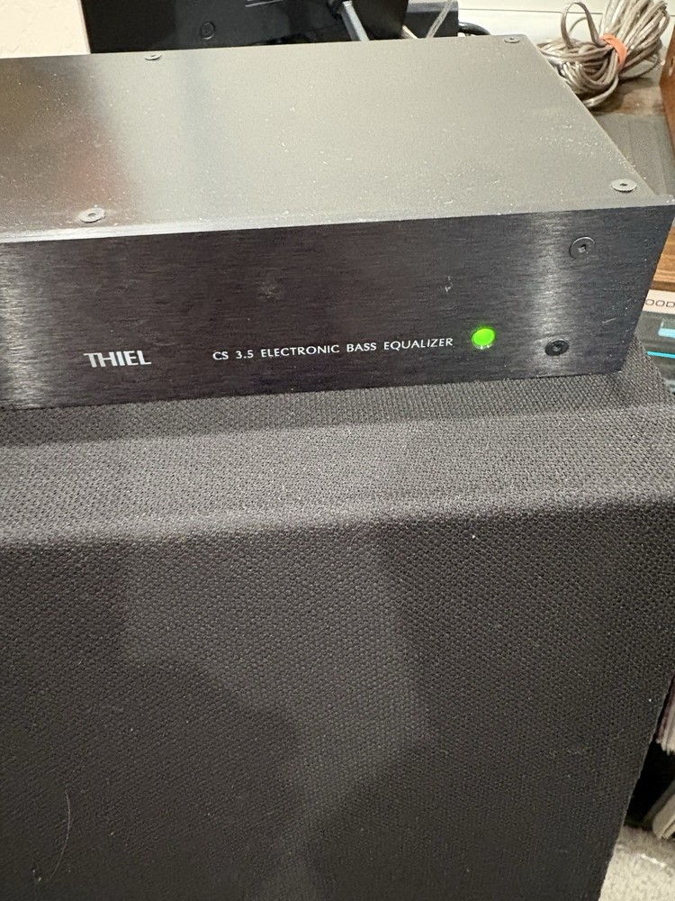 Thiel CS 3.5 Vintage Speakers Combo With Equalizer, Excellent Condition 🔥🔥🔥