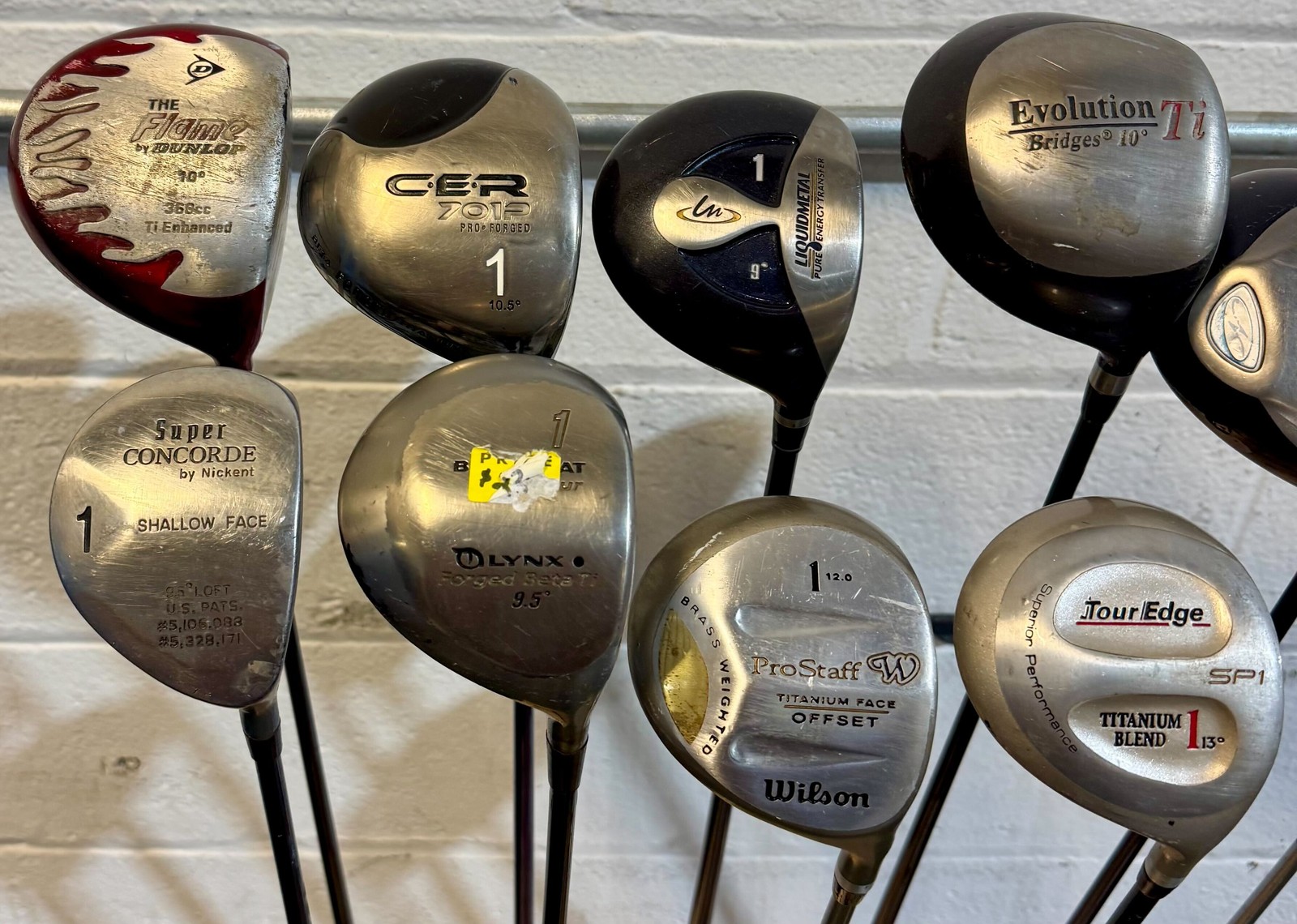 Wholesale Lot of 35 Golf Clubs - Assorted Drivers - Mixed Flexes/Lofts/Lengths