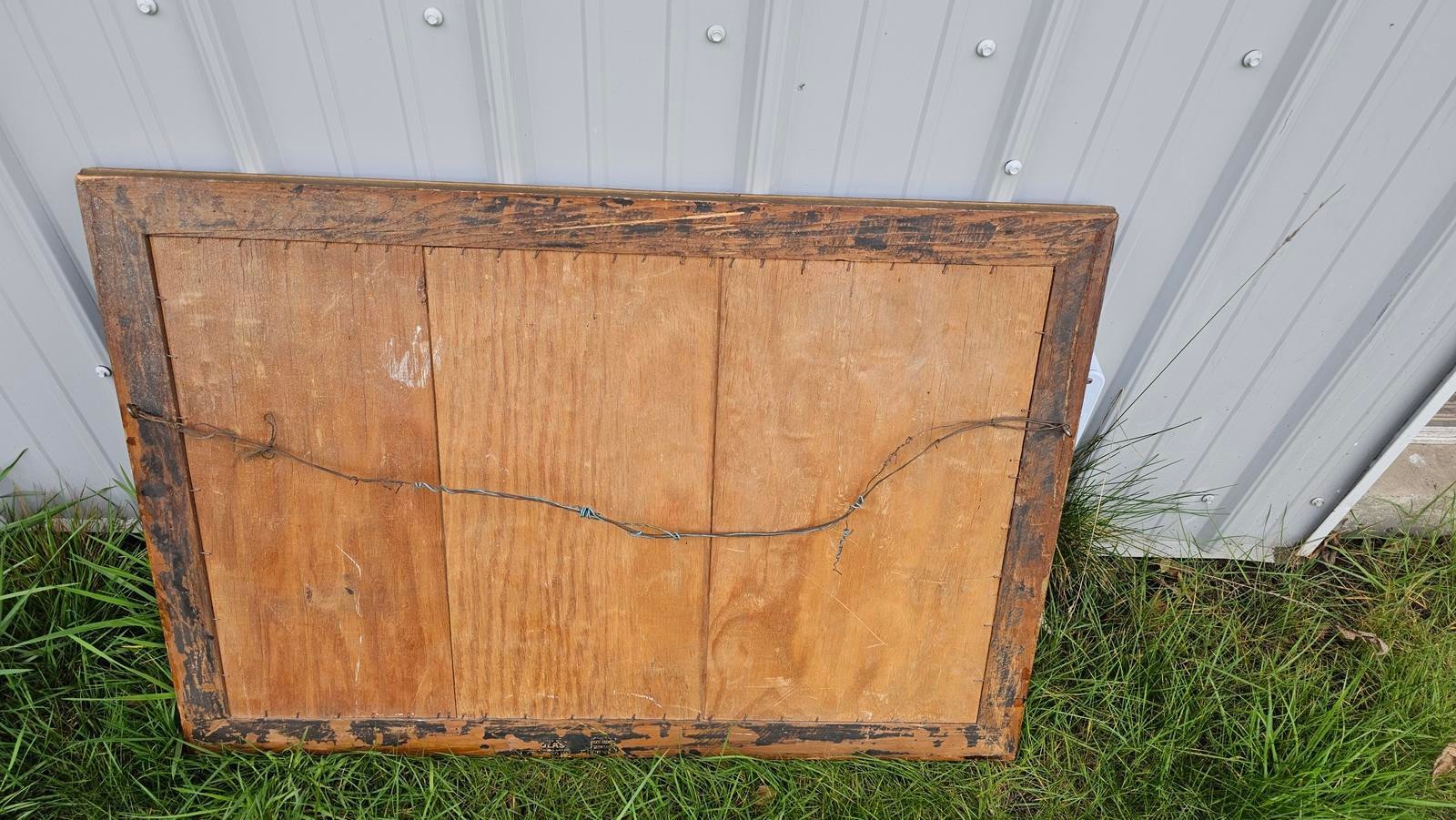 Spectacular all original hand touched depot litho from C&NW in original frame