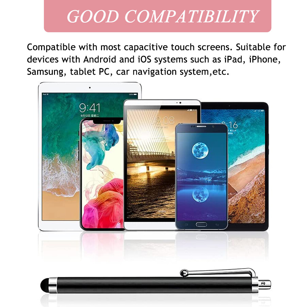 10 Pack Universal Capactive Touch Screen Stylus Pens For iPad iPhone Android PC