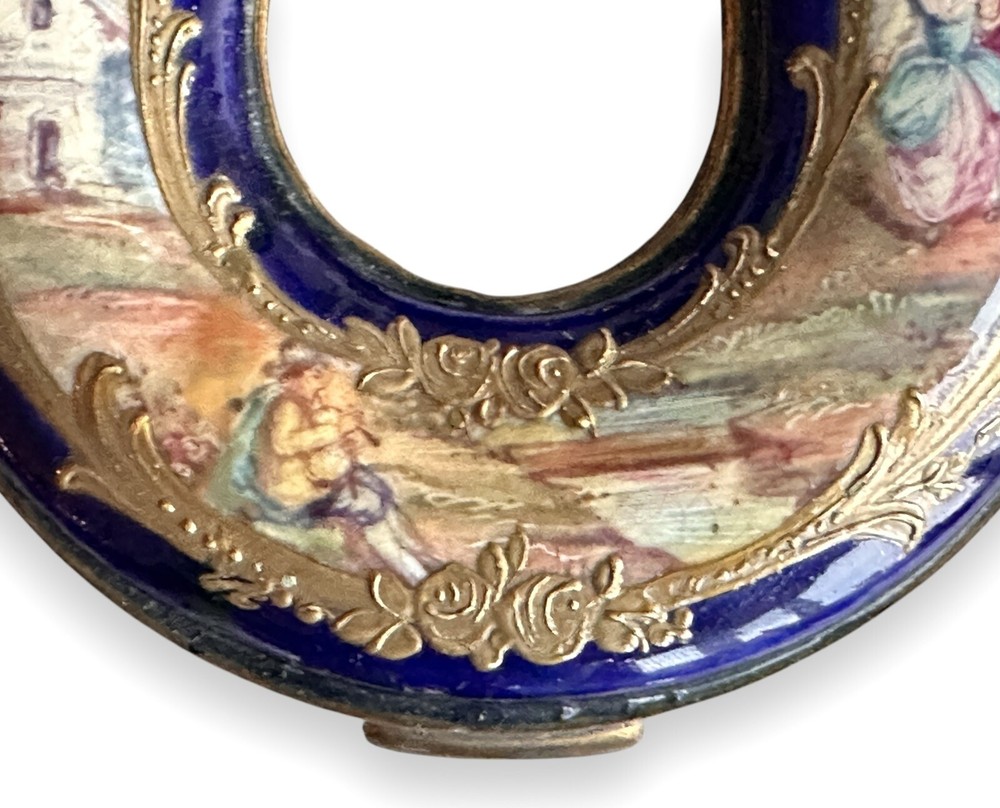 Sevres Box Horshehoe Shaped Snuff Box