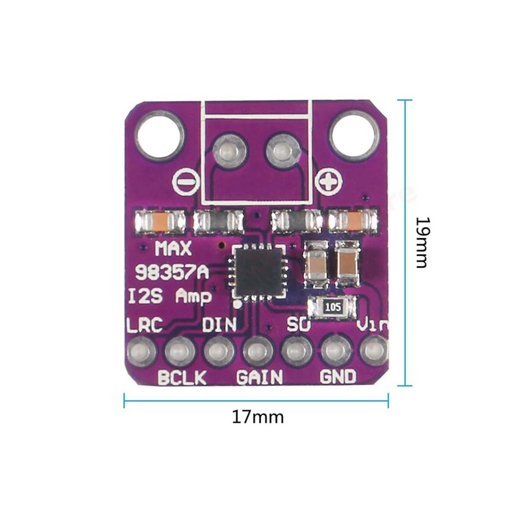 3Pcs MAX98357 I2S 3W Audio Amplifier Board DAC Decoder Breakout Module Class D F