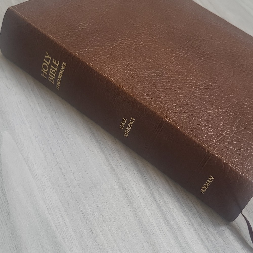 Holy Bible King James Version Verse Reference Edition Old & New Testaments Brow…