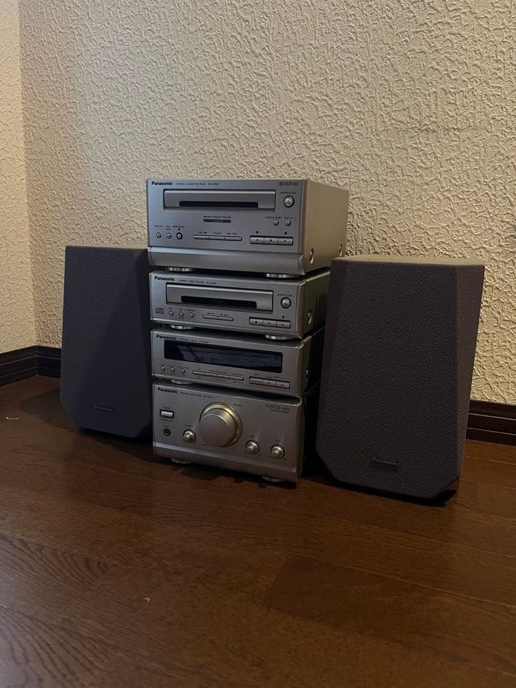 Panasonic SC-HD50 Concise Mini System Full Set CD Cassette Tested Remote Japan