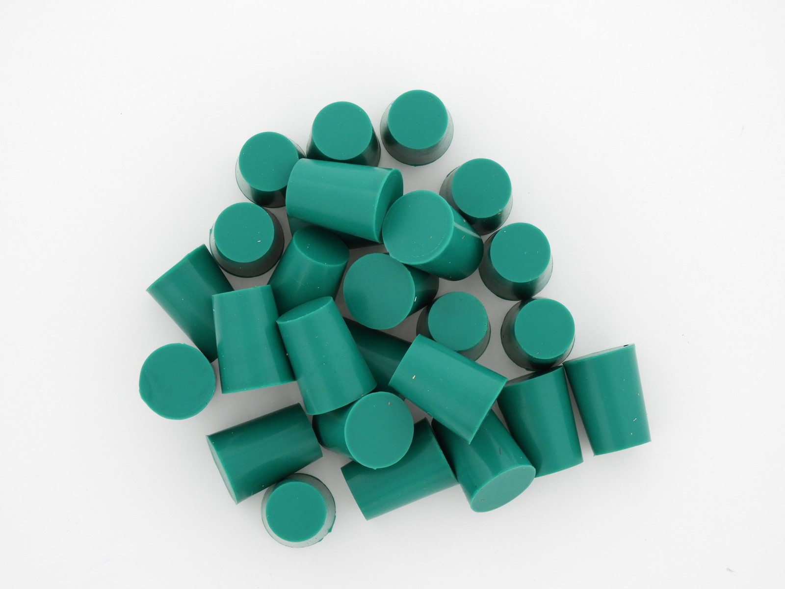 Powder Coating Plugs 5/8" x  3/4" 25 Pc - High Temperature Silicone Tapered Plug