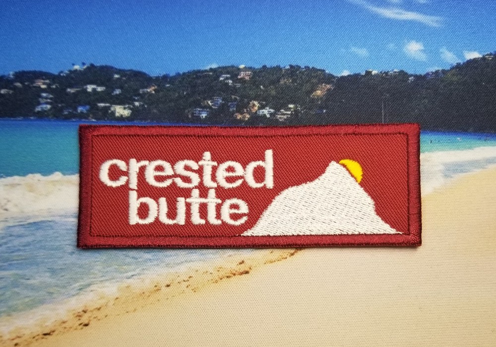 EMBROIDERED CRESTED BUTTE PATCH (Please Read Ad)