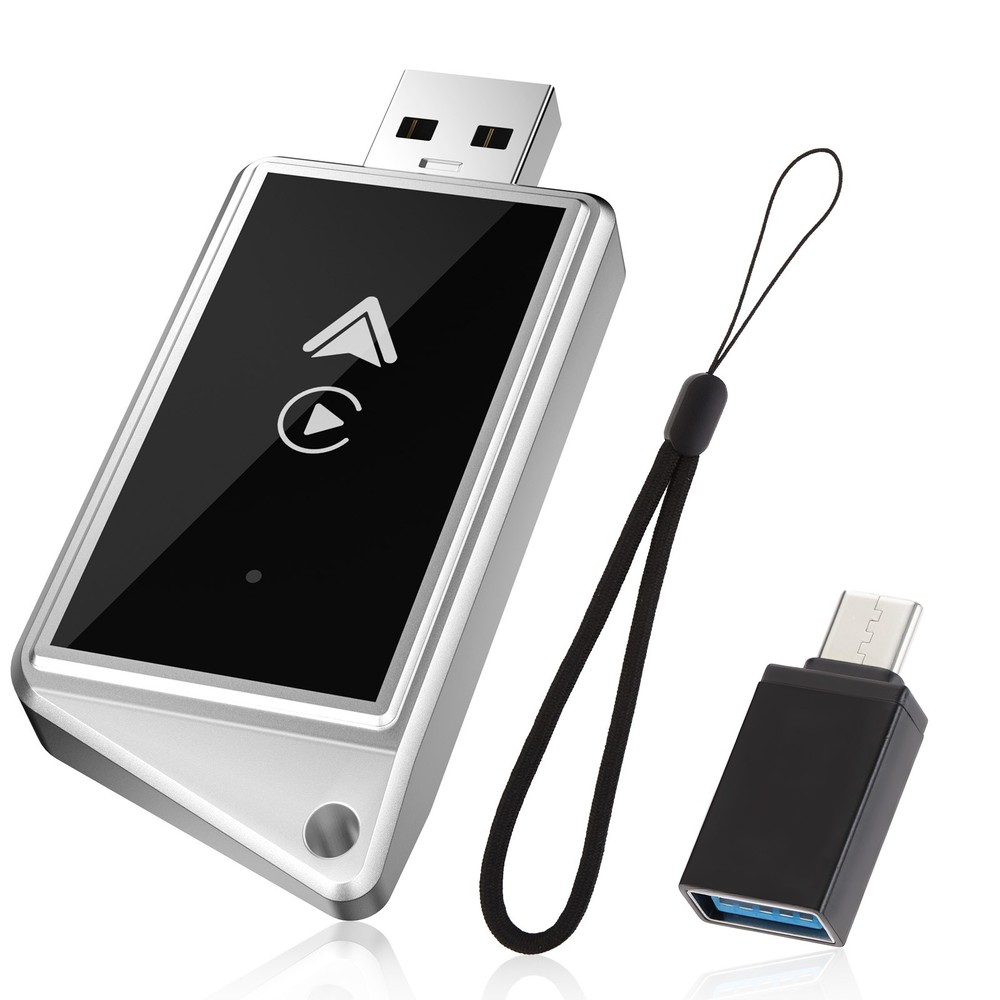 USB Wireless CarPlay Adapter Android Auto Wireless Adapter for iPhone Android