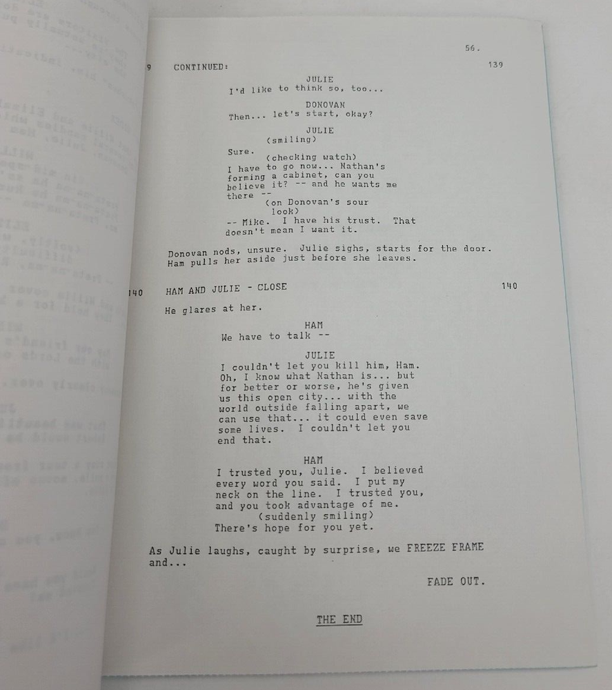 V / Steven E. de Souza 1984 TV Script, Robert Englund, Marc Singer "Dreadnought"