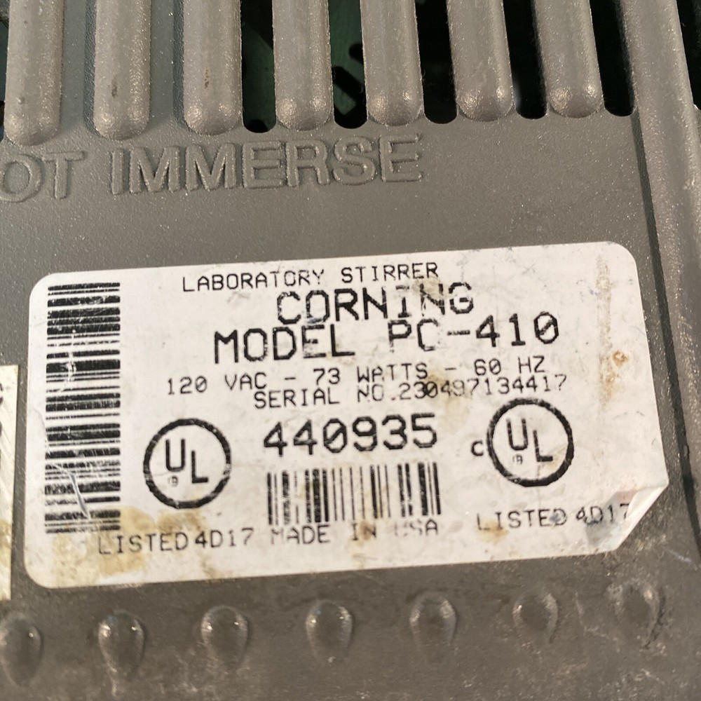 Corning Model PC-410 Laboratory Ceramic Magnetic Stirrer