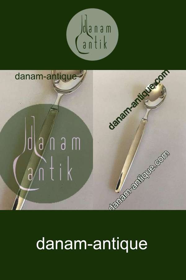 Georg Jensen Sterling Solv 'Cypress' Serving Spoon