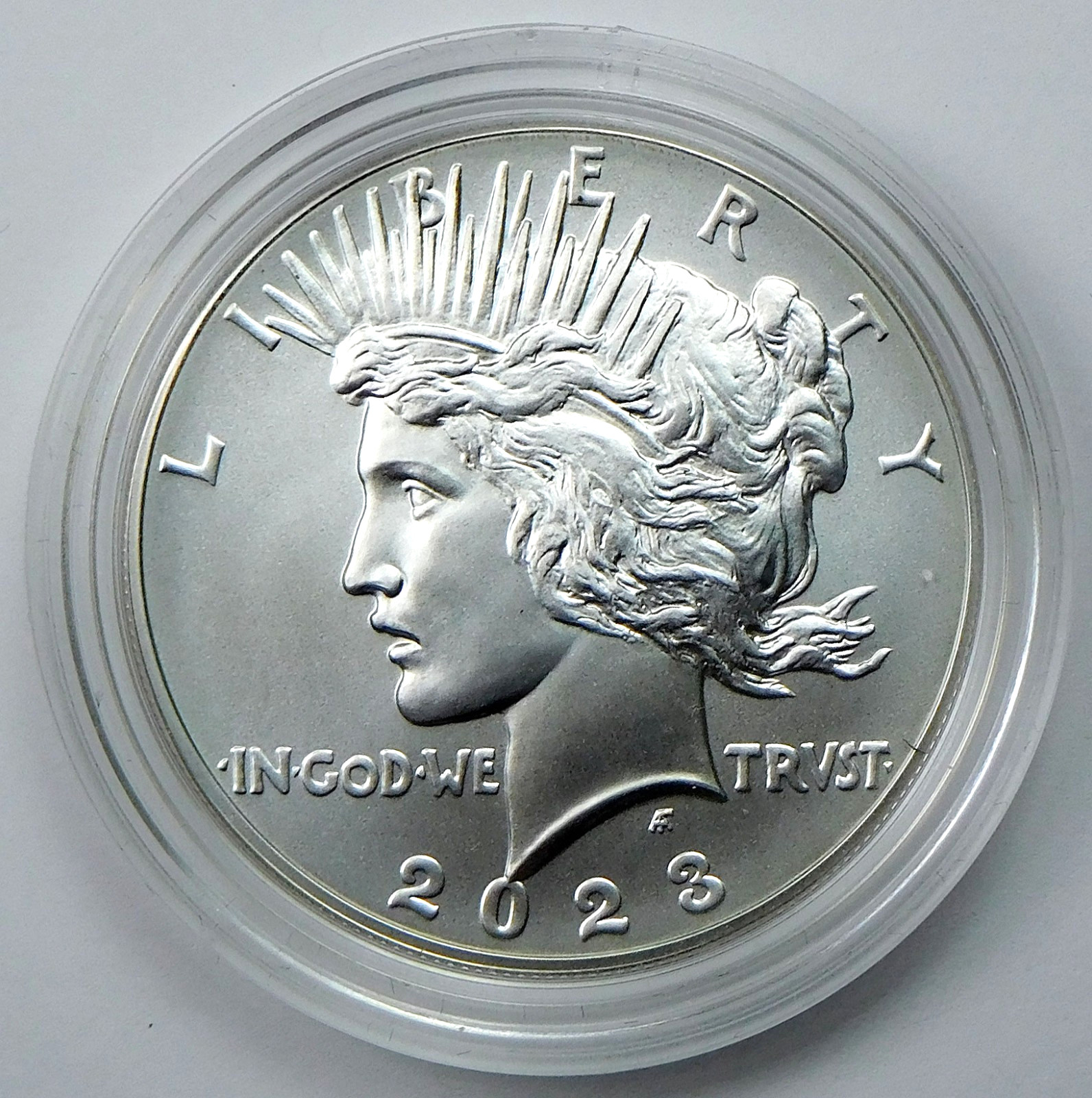 2023 Peace Silver Dollar in Capsule