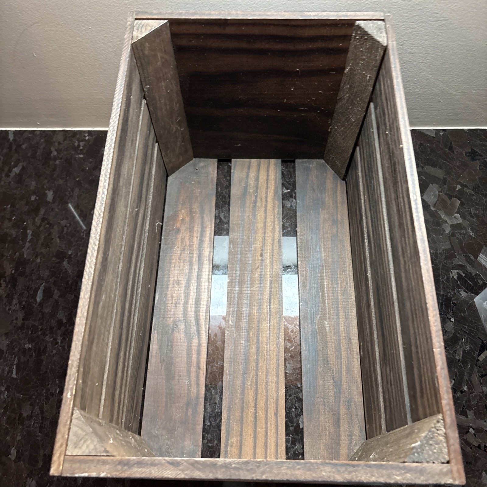 Vintage Wood Fruit Crate Sunset Hill Ralph Crosby San Mateo Florida 18 X 11 X 10