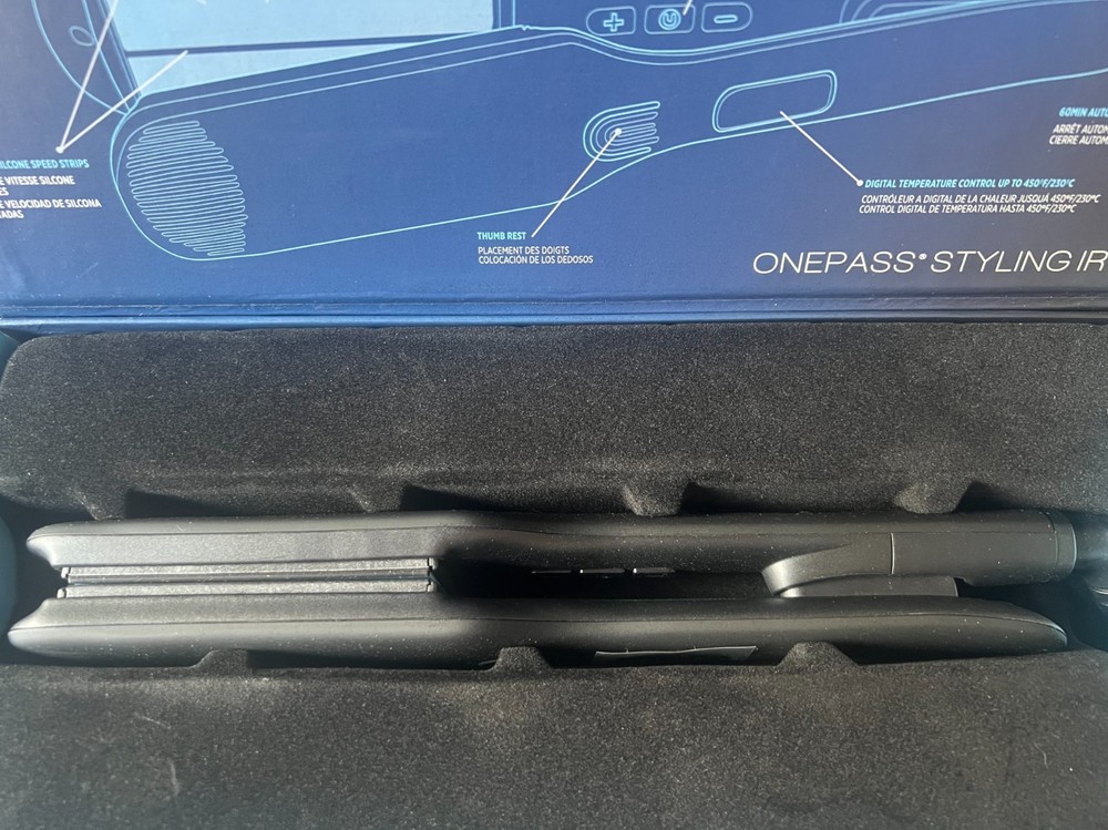 Bio Ionic Onepass Nanoionic MX Flat Iron Straightener 1.5" 6740