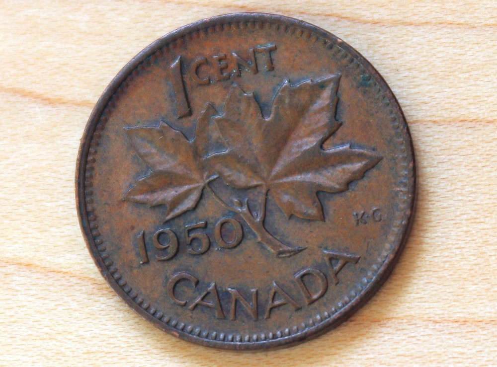 1950 Canada 1 Cent George VI