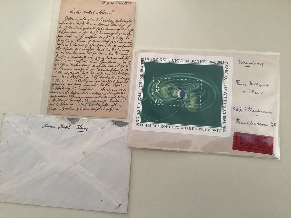 Germany Bahnpost Railway post 3 stamps covers Ref A428