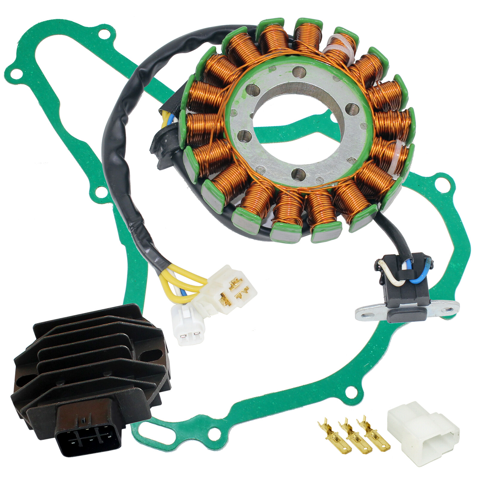 Stator Regulator Rectifier And Gasket for Suzuki LTR450 Quadracer 450 2006-2008