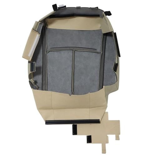 Front Driver Side Bottom Replacement Perforated Seat Cover Wheat Tan