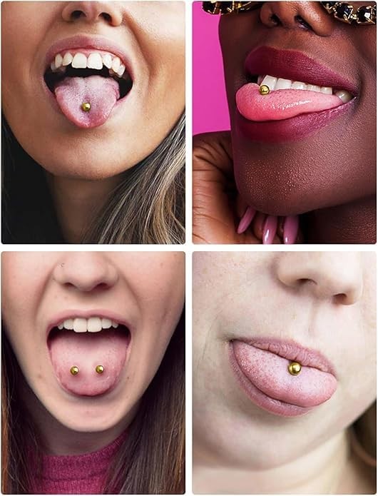 Piercing Kit Disposable 12G 14G Needles Clamp with 12MM 14MM 16MM 18MM Surgic...