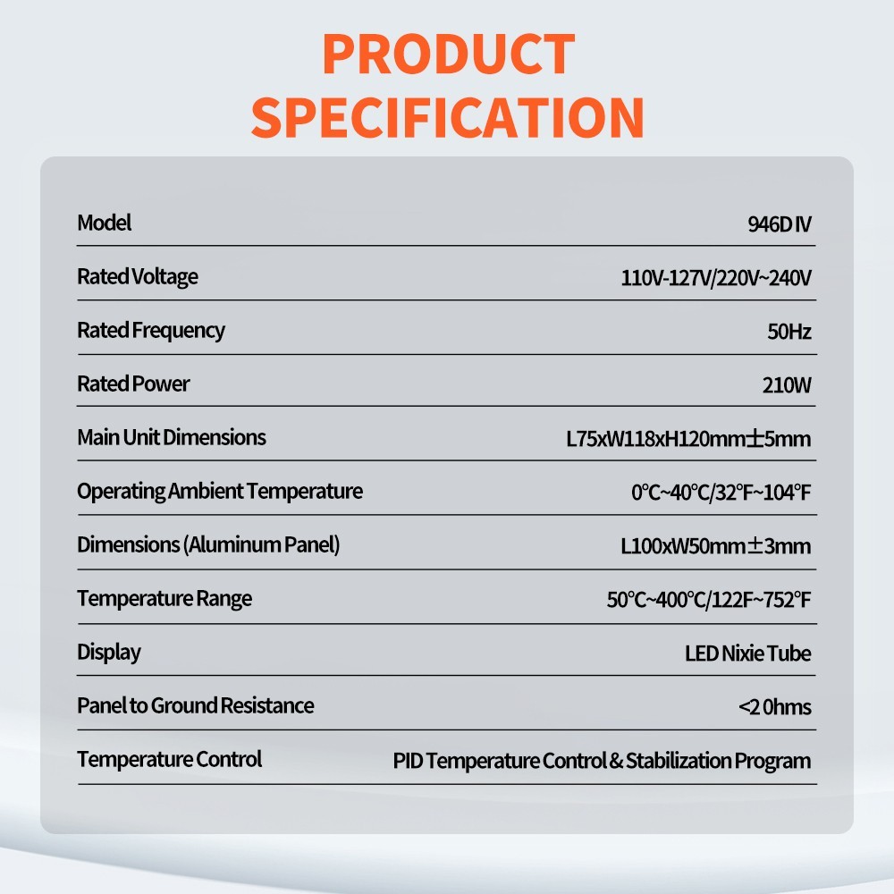 Electronic Hot Plate Preheating Station PCB SMD Soldering Hot Plate 210W