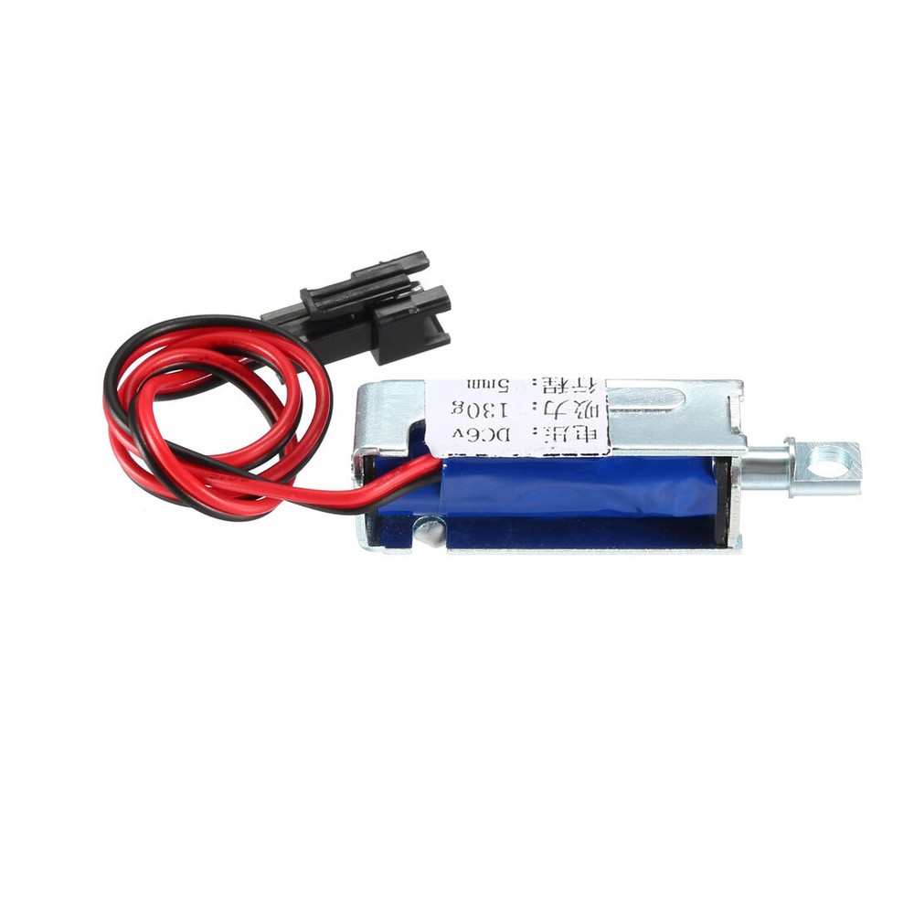 DC6V 1.5A 5mm Electromagnetic Solenoid Pull Type Block for Door Lock