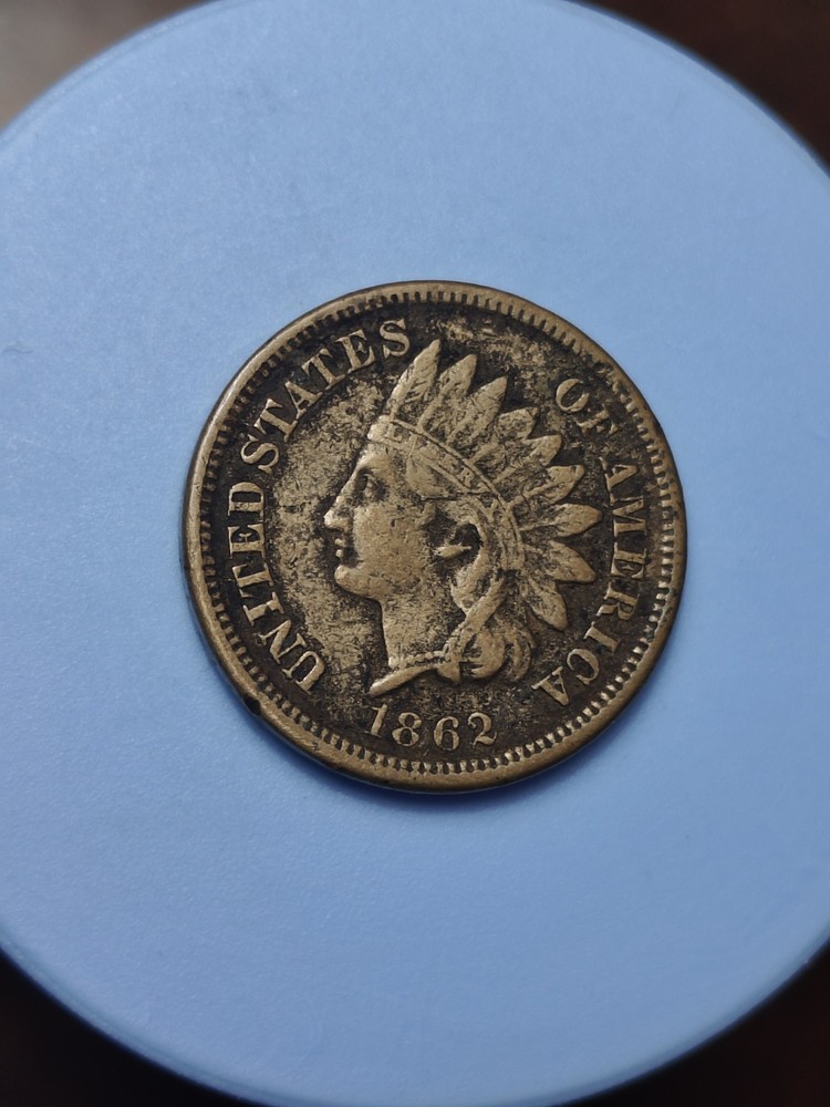 1862 Indian Head Cent #1608